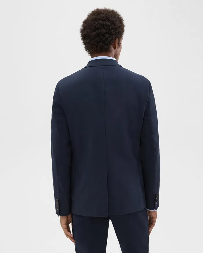 Men Theory Blazers Jackets Morton Blazer In Stretch Cotton Baltic