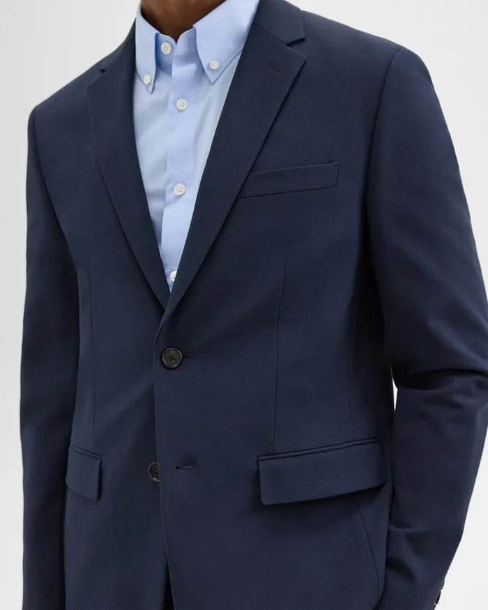 Men Theory Blazers Jackets Morton Blazer In Stretch Cotton Baltic