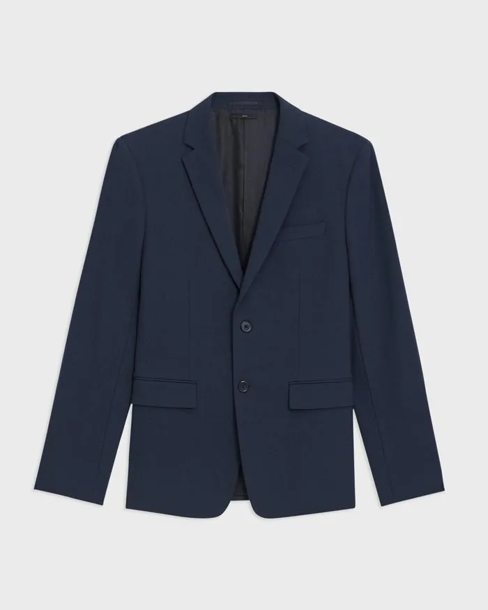 Men Theory Blazers Jackets Morton Blazer In Stretch Cotton Baltic