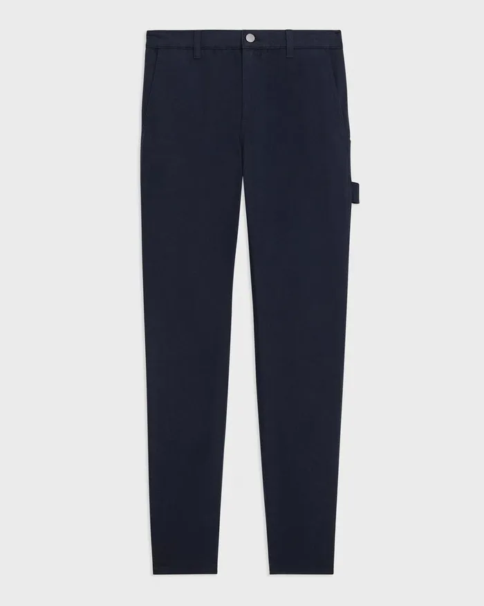 Men Theory Pants Carpenter Pant In Stretch Cotton Canvas Baltic