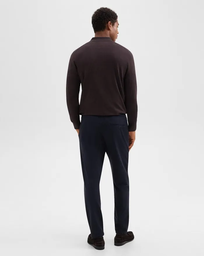 Men Theory Pants Curtis Drawstring Pant In Precision Ponte Baltic