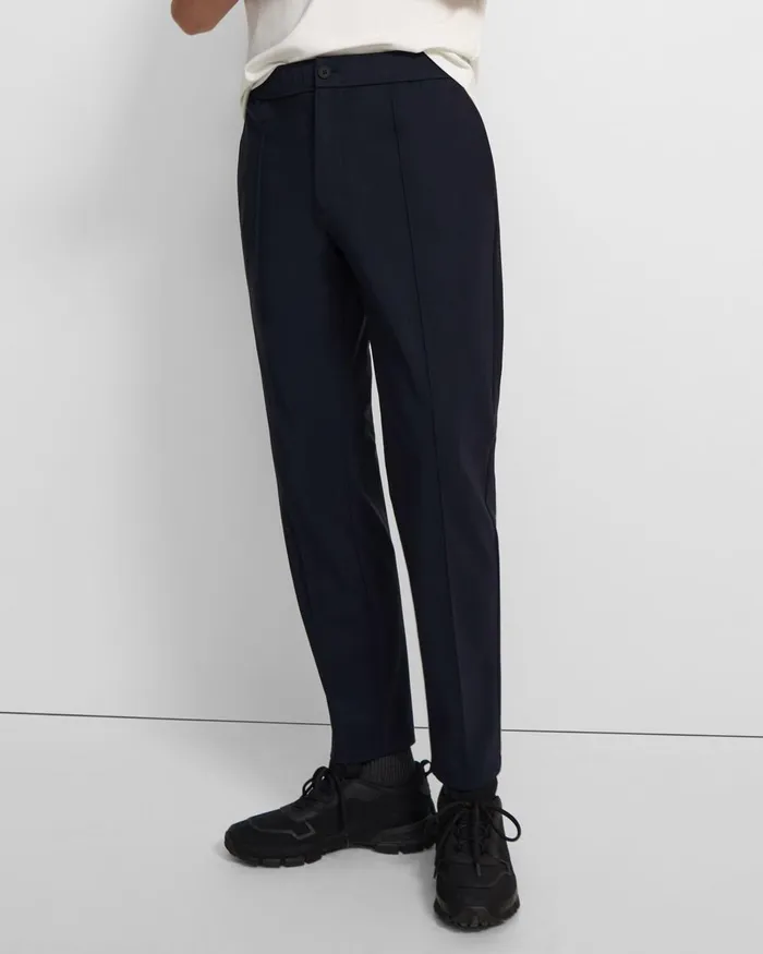 Men Theory Pants Curtis Drawstring Pant In Precision Ponte Baltic