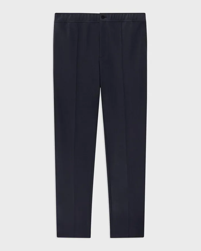 Men Theory Pants Curtis Drawstring Pant In Precision Ponte Baltic
