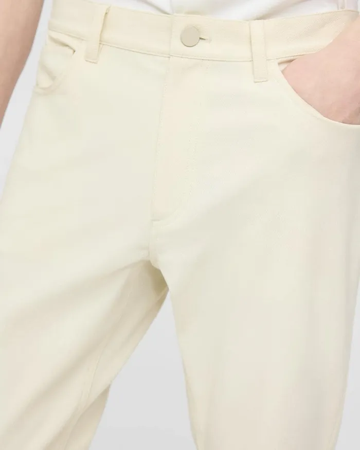 Men Theory Pants SlimFit 5Pocket Pant In Neoteric Twill Warm Ivory