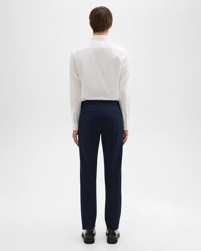 Men Theory Pants Zaine Tab Pant In Textured Gabardine Baltic