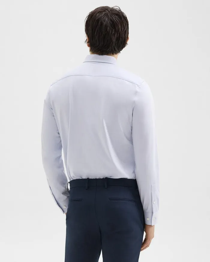 Men Theory Shirts Sylvain Shirt In Structure Knit Olympic