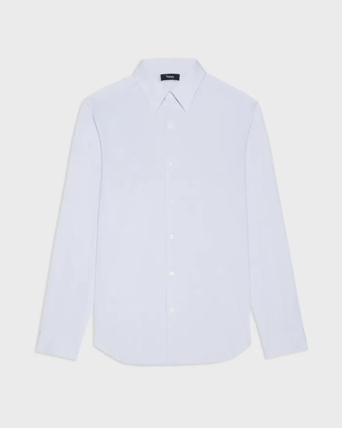 Men Theory Shirts Sylvain Shirt In Structure Knit Olympic