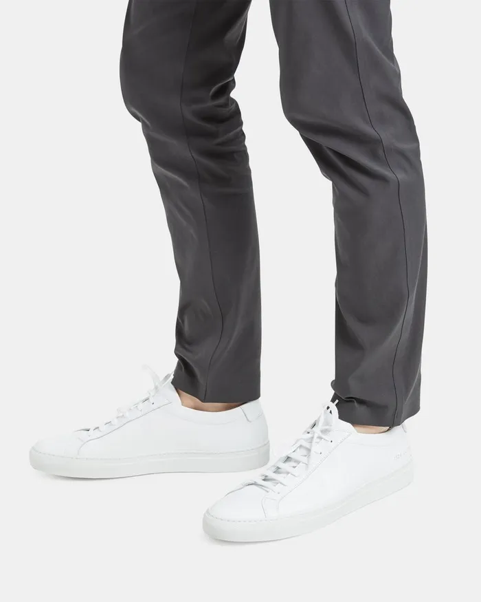 Men Theory Shoes Common Projects Original Achilles Sneakers White