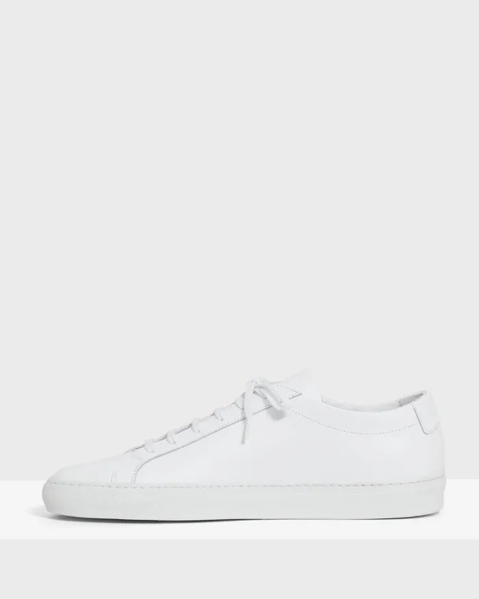 Men Theory Shoes Common Projects Original Achilles Sneakers White