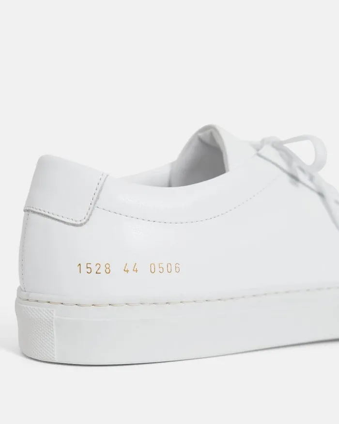 Men Theory Shoes Common Projects Original Achilles Sneakers White