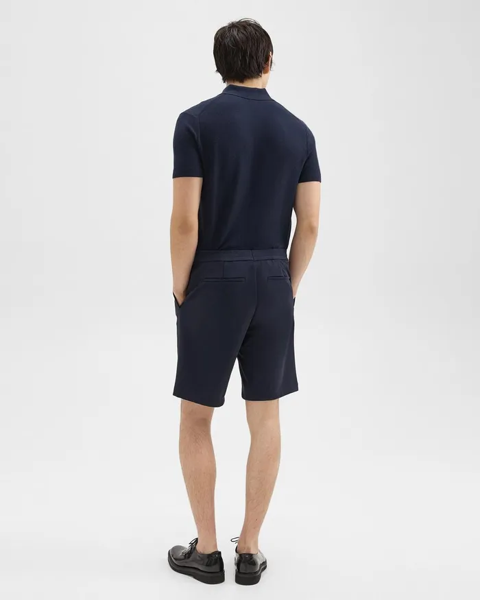 Men Theory Shorts Curtis 9rdquo Drawstring Short In Precision Ponte Baltic