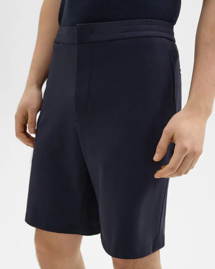 Men Theory Shorts Curtis 9rdquo Drawstring Short In Precision Ponte Baltic