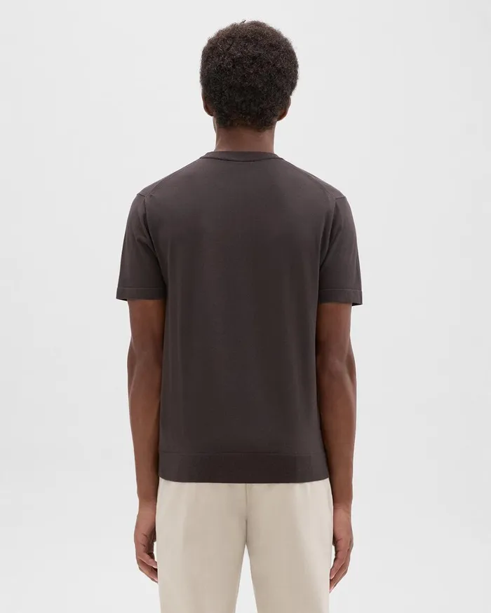 Men Theory Sweaters Cardigans Sarior Tee In Light Bilen Coffee