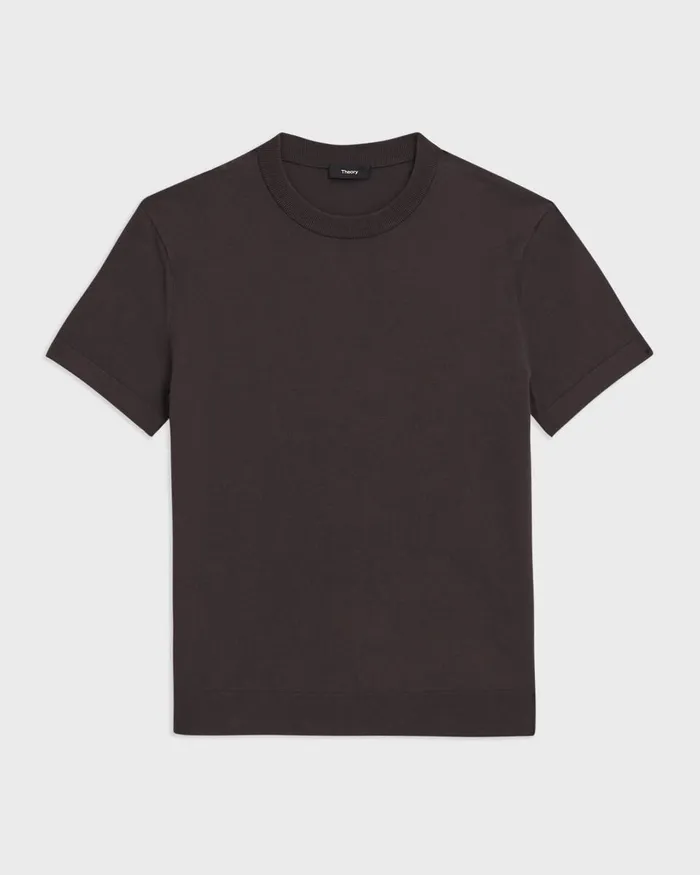 Men Theory Sweaters Cardigans Sarior Tee In Light Bilen Coffee