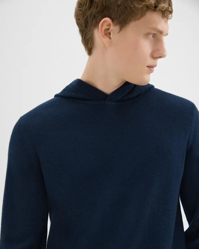 Men Theory Sweatshirts Hoodies Hilles Hoodie In Cashmere Baltic