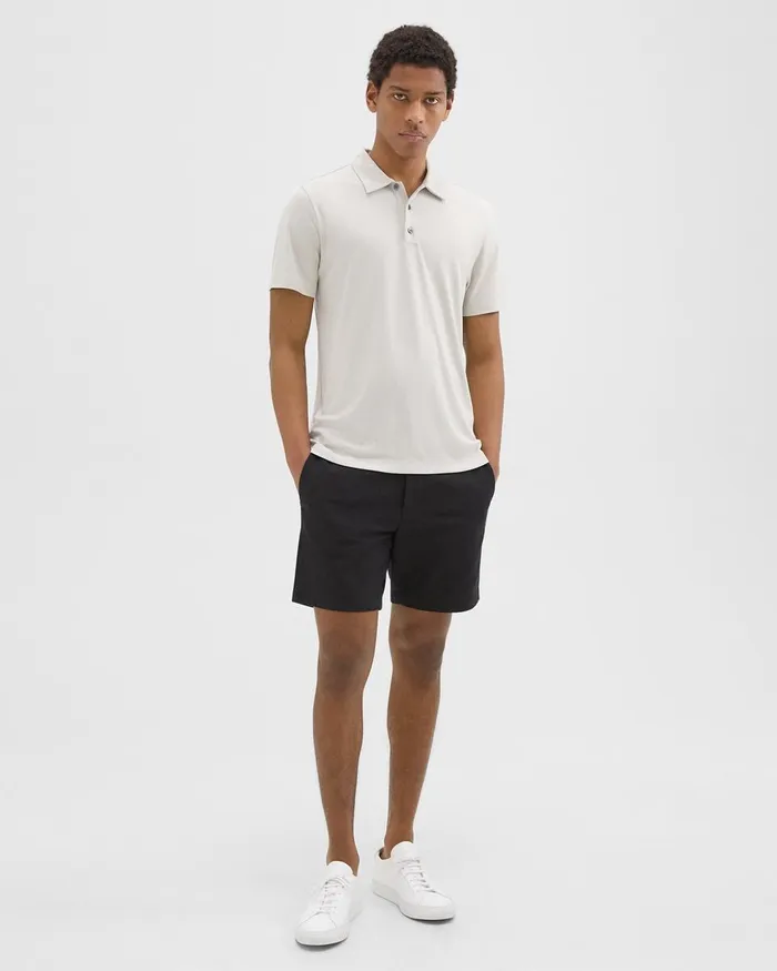 Men Theory TShirts Polos Bron Polo Shirt In Anemone Modal Jersey Limestone