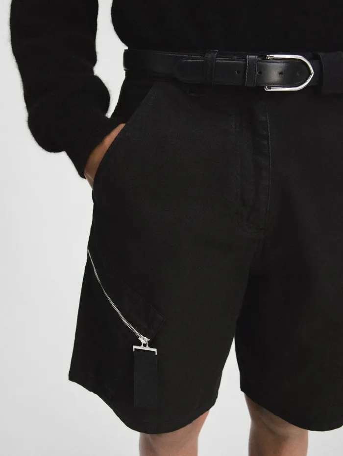 Men Trousers and Shorts JACQUEMUS The Marrone Shorts Black Men Trousers and Shorts JACQUEMUS The Marrone Shorts Black