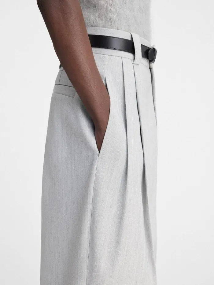 Men Trousers and Shorts JACQUEMUS The Marzio Pants Light Grey