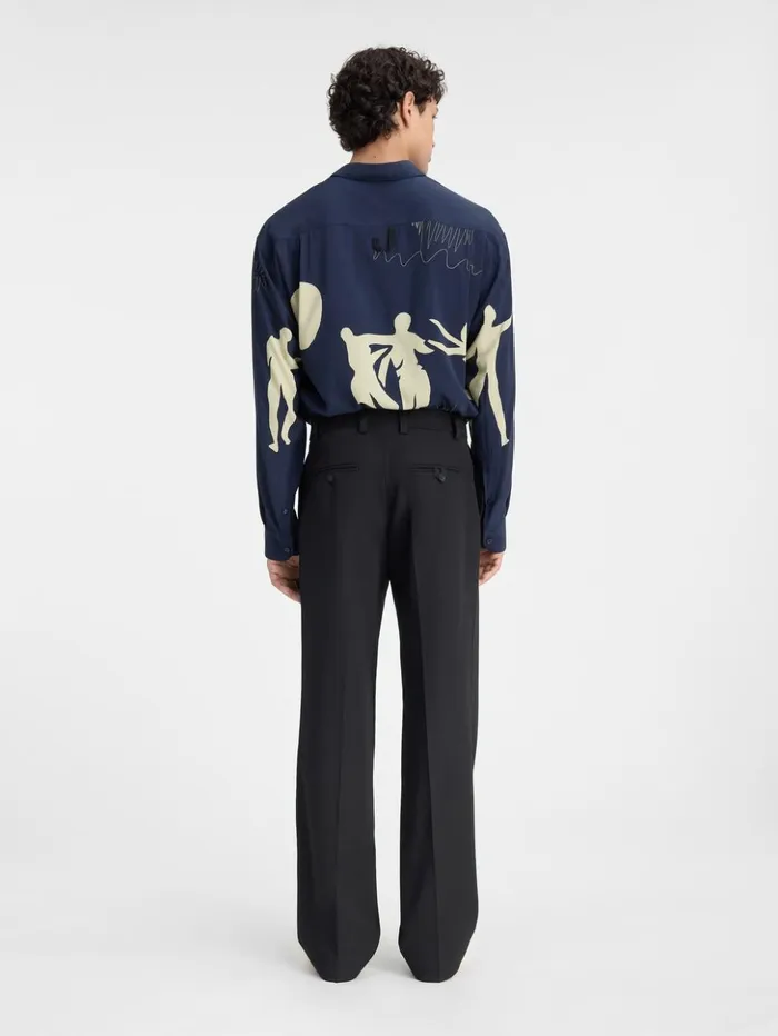 Men Trousers and Shorts JACQUEMUS The Melo Pants Black Men Trousers and Shorts JACQUEMUS The Melo Pants Black
