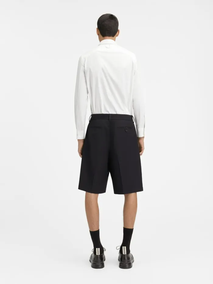 Men Trousers and Shorts JACQUEMUS The Melo Shorts Black