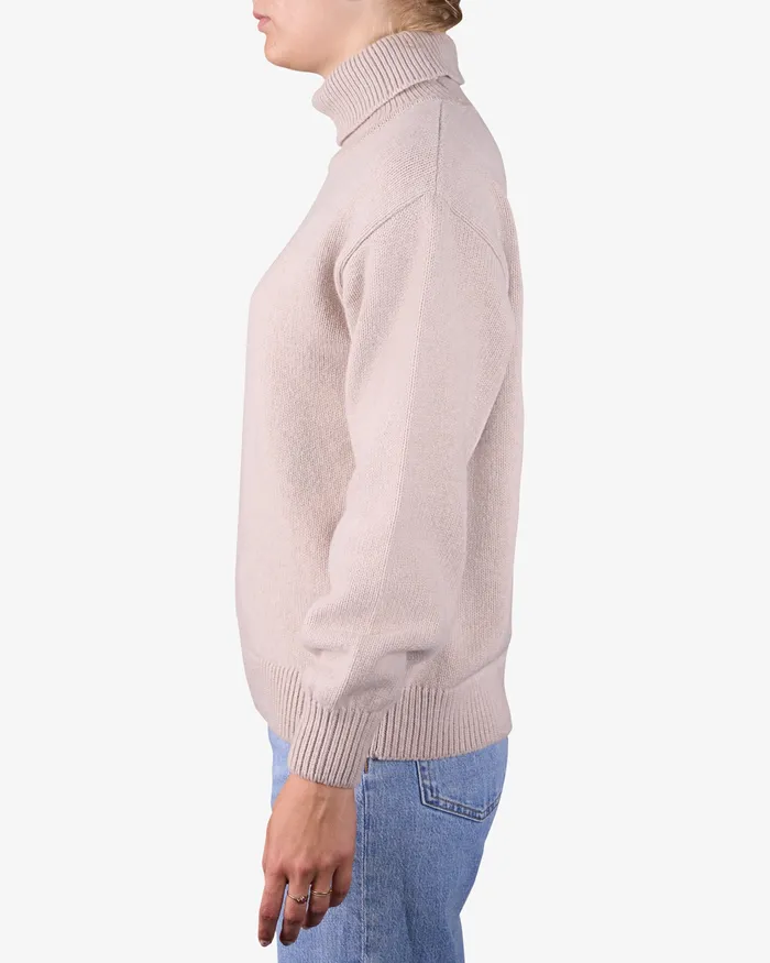 Merino Wool Turtleneck 8211 Deep Black Knit Sweaters Colorfulstandard Women