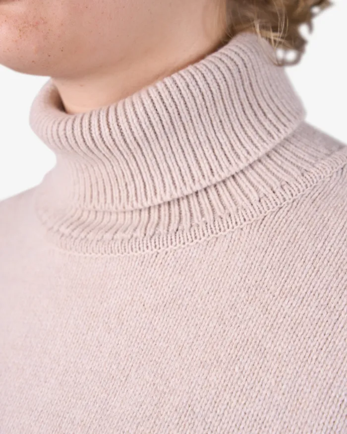 Merino Wool Turtleneck 8211 Deep Black Knit Sweaters Colorfulstandard Women