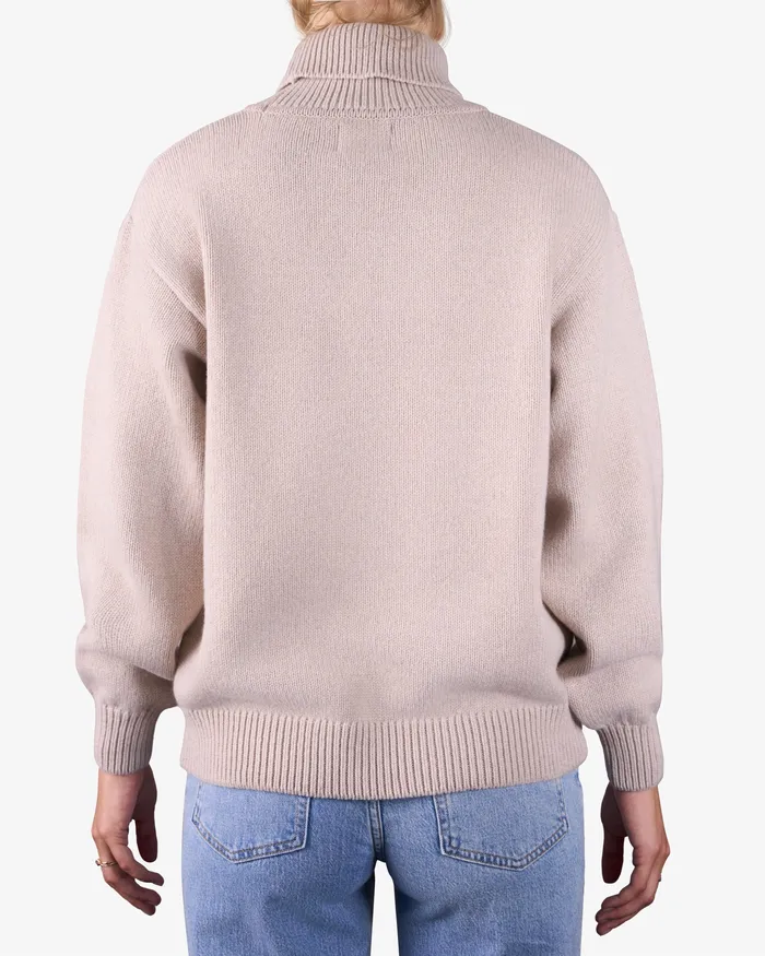 Merino Wool Turtleneck 8211 Deep Black Knit Sweaters Colorfulstandard Women