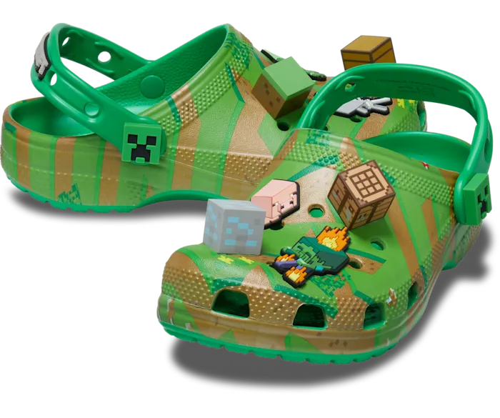 Minecraft Elevated Clog Multi Kids Crocs Clogs