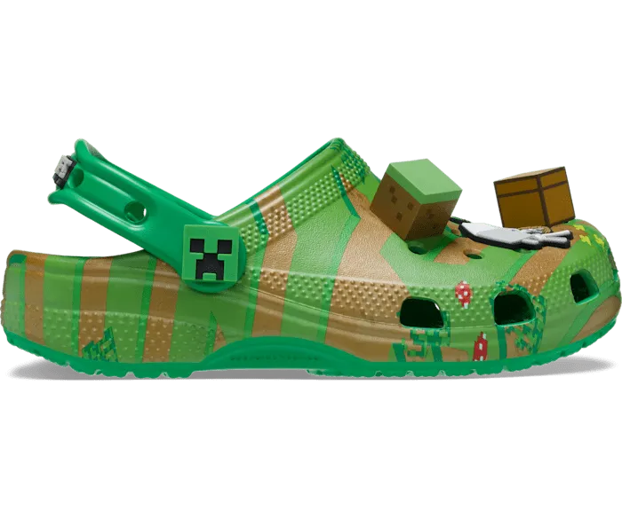 Minecraft Elevated Clog Multi Kids Crocs Clogs