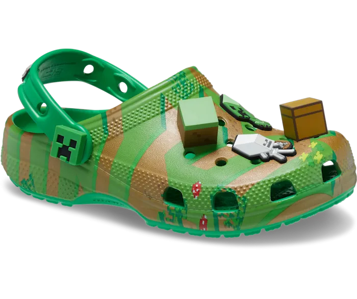 Minecraft Elevated Clog Multi Kids Crocs Clogs