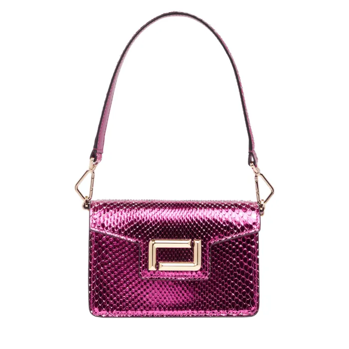 Mini Flap Bag Fuschia Women Lancel Shoulder Bags