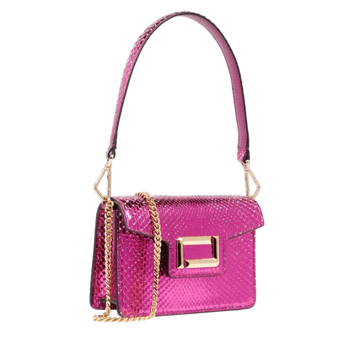 Mini Flap Bag Fuschia Women Lancel Shoulder Bags Mini Flap Bag Fuschia Women Lancel Shoulder Bags