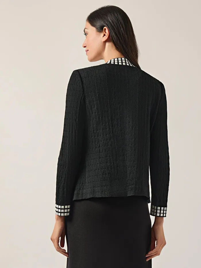 Misook Studded Open Neck Jacket Women Jackets and Coats
