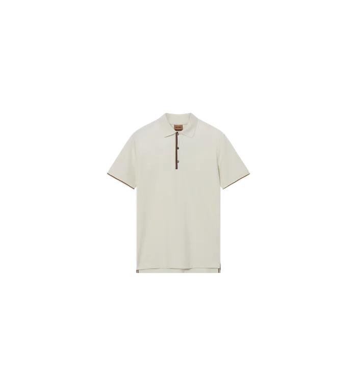 MMGHarvey Polo Ss Tee Offwhite Tees MOS MOSH Men MMGHarvey Polo Ss Tee Offwhite Tees MOS MOSH Men