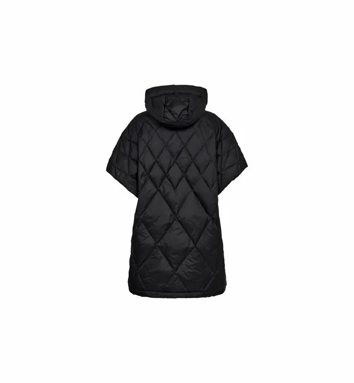 MOS MOSH Jackets and Coats Women MMFaisa Down Poncho Black MOS MOSH Jackets and Coats Women MMFaisa Down Poncho Black