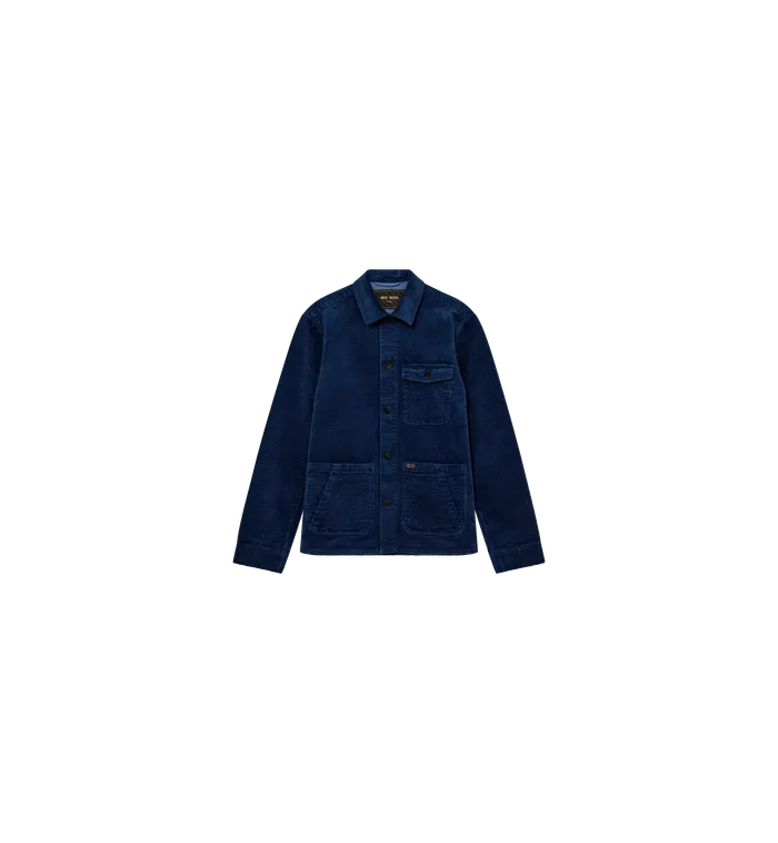 MOS MOSH MMGWinks Corduroy Jacket Indigo Blue Men Jackets