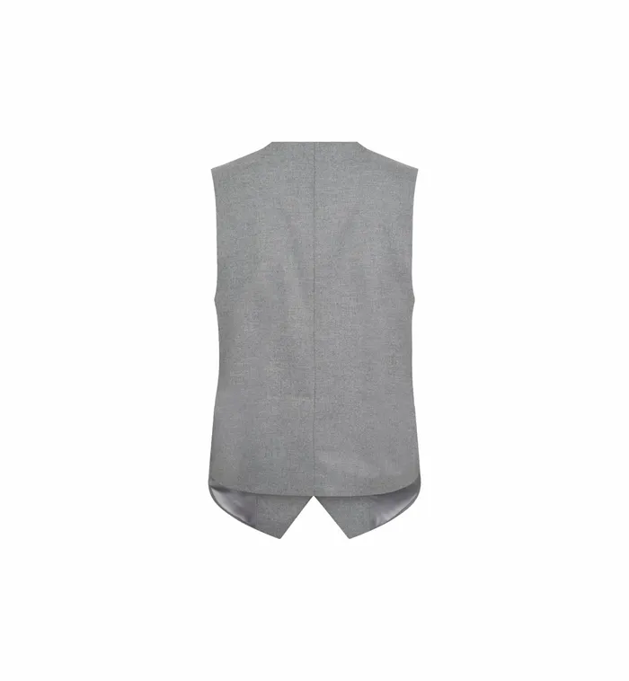 MOS MOSH Waistcoats Women MMElene Caia Vest Sharkskin