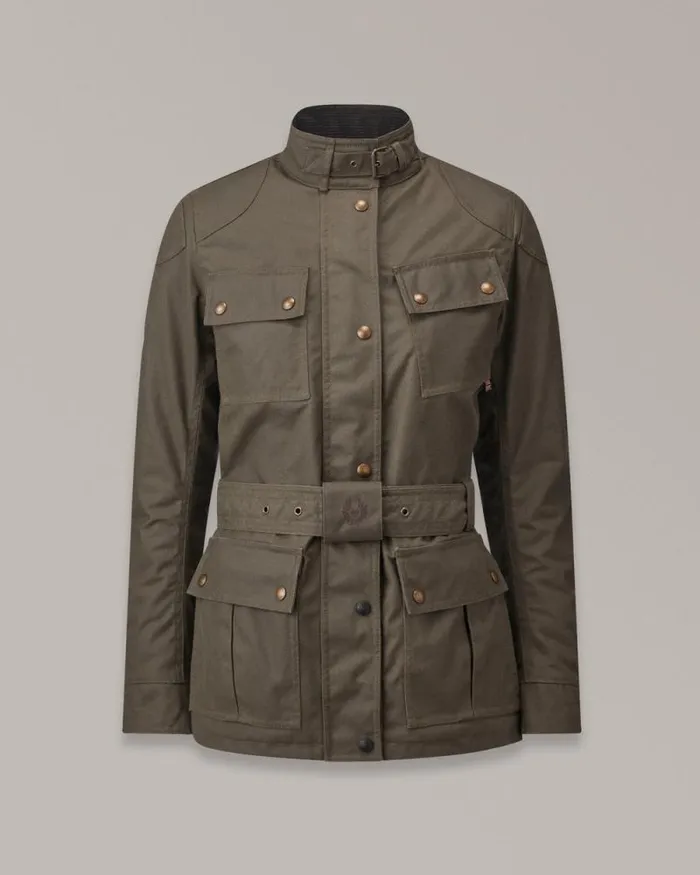 Motorcycle Armour MenWomen Belstaff Trialmaster Motorcycle Jacket Forest Green