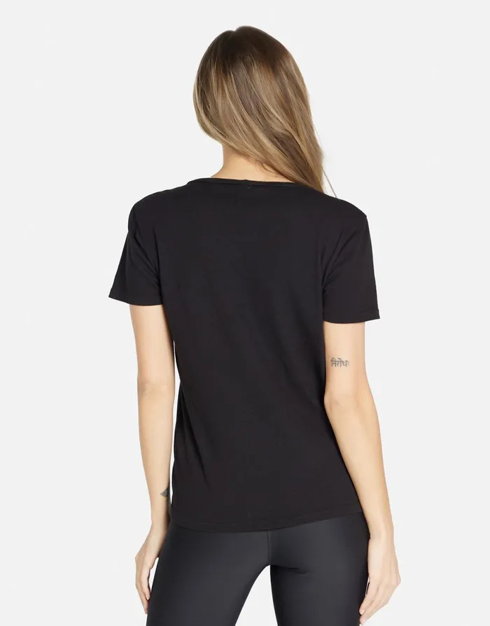 Myra ACDC Crystals Black Women039s Lauren Moshi Short Sleeve