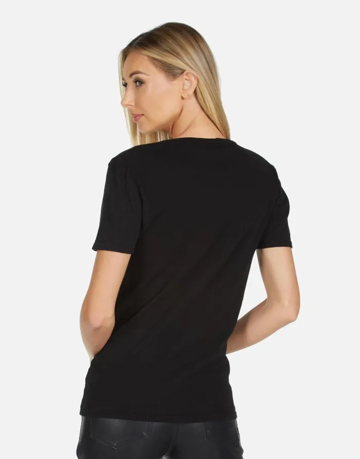 Myra X Aerosmith Skull Black Women039s Lauren Moshi Short Sleeve