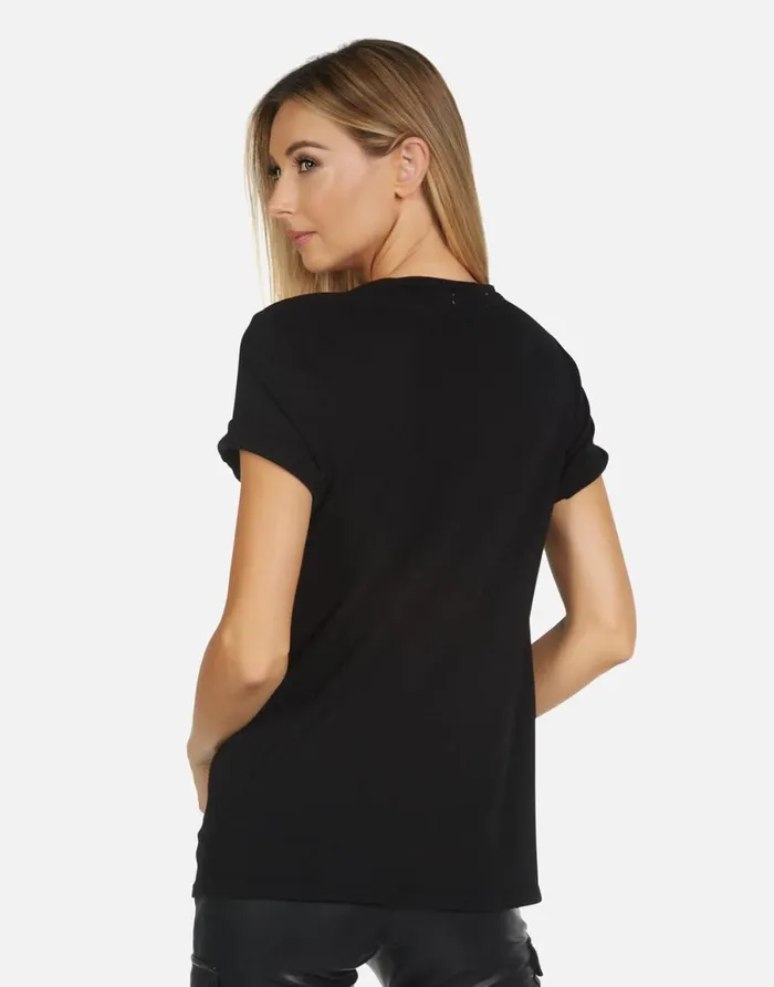 Myra X Cracked Star Black Women039s Lauren Moshi Short Sleeve