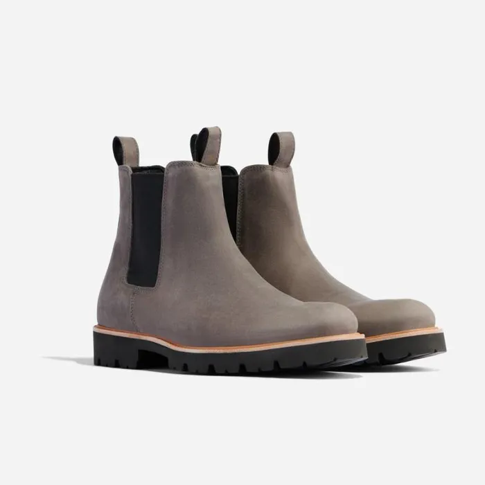 Nisolo Boots Men GoTo Chelsea Boot Grey