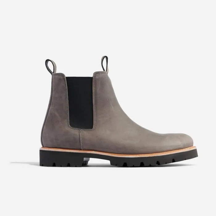 Nisolo Boots Men GoTo Chelsea Boot Grey