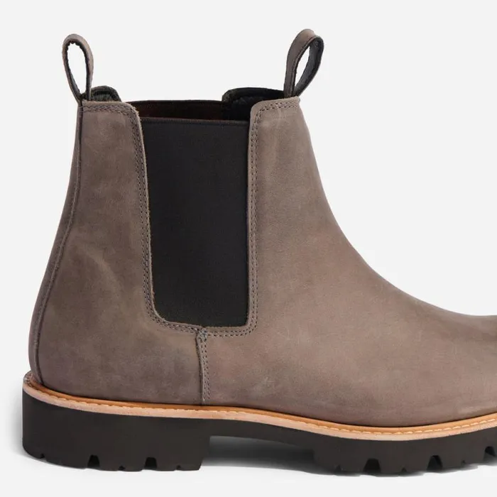 Nisolo Boots Men GoTo Chelsea Boot Grey
