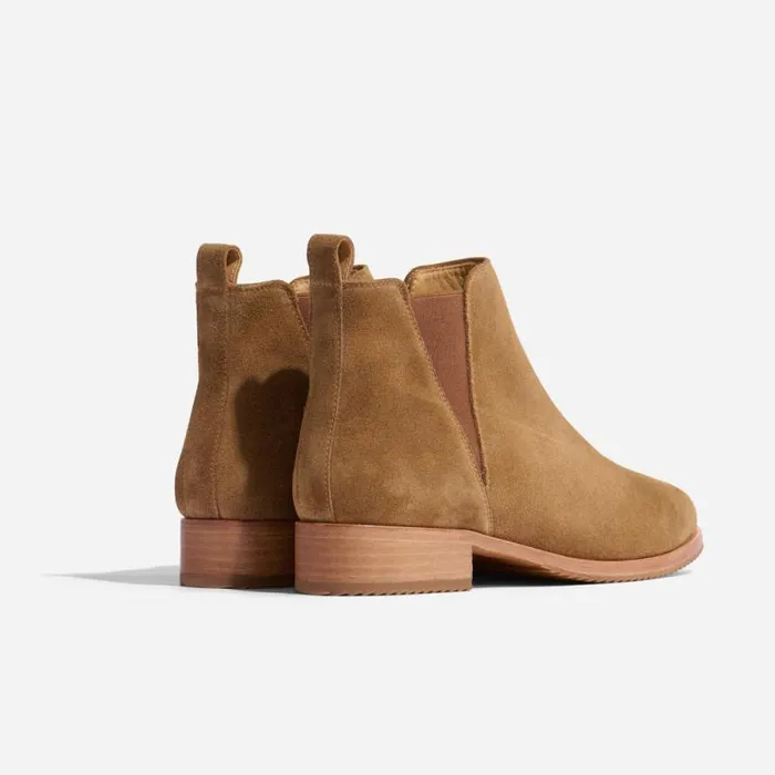 Nisolo Boots Women Eva Everyday Chelsea Boot Taupe Suede Nisolo Boots Women Eva Everyday Chelsea Boot Taupe Suede