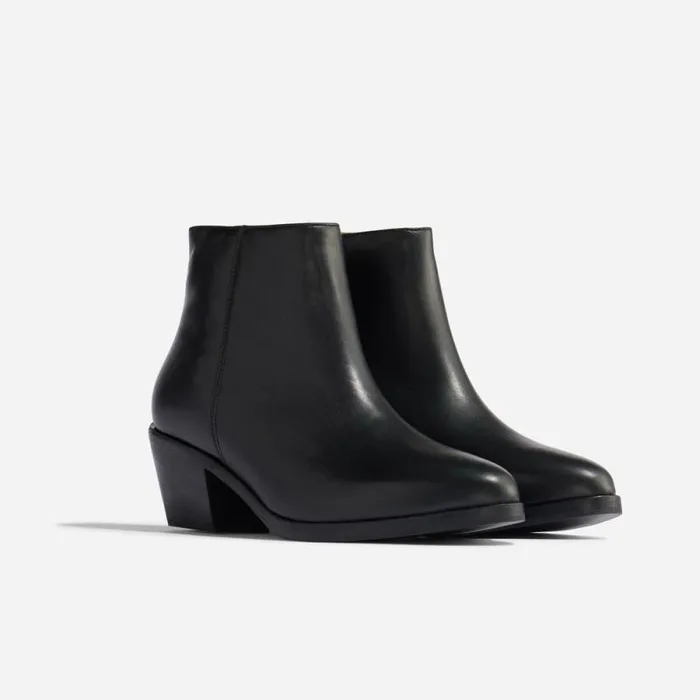 Nisolo Boots Women Marisa Inside Zip Boot Black