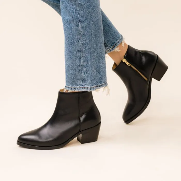 Nisolo Boots Women Marisa Inside Zip Boot Black Nisolo Boots Women Marisa Inside Zip Boot Black