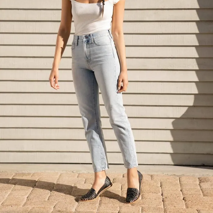 Nisolo Flats and Slip Ons Women Huarache Sandal Black Nisolo Flats and Slip Ons Women Huarache Sandal Black