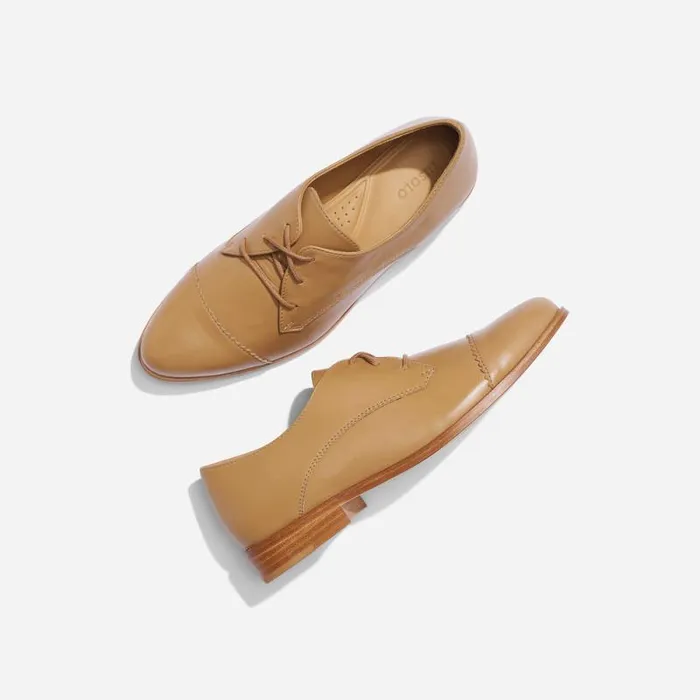 Nisolo Loafers and Mules Women Emilia Cap Toe Oxford Almond Black Nisolo Loafers and Mules Women Emilia Cap Toe Oxford Almond Black