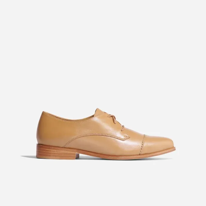 Nisolo Loafers and Mules Women Emilia Cap Toe Oxford Almond Black Nisolo Loafers and Mules Women Emilia Cap Toe Oxford Almond Black